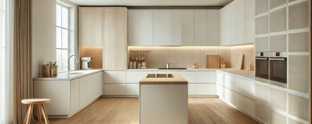 cuisine blanche épurée