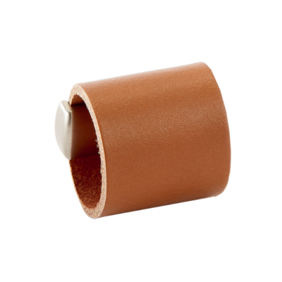 Griff cuir drum - Cuir Cognac