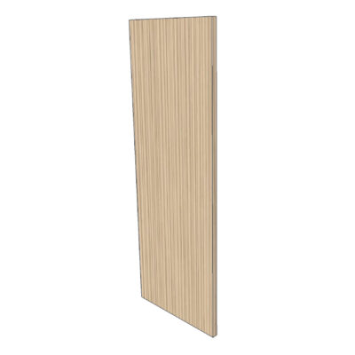 Türfront FAKTUM B40H125cm - Lamella Cream