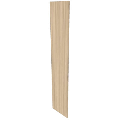 Türfront METOD B40H200cm - Lamella Cream