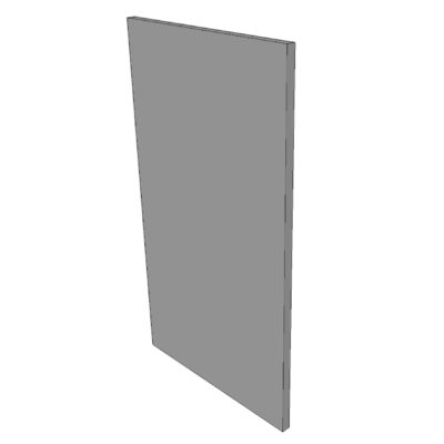 Frontblende des Geschirrspülers METOD B45H80cm - Lava Grey