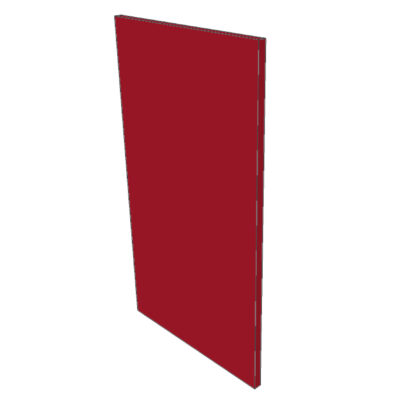 Frontblende des Geschirrspülers METOD B45H80cm - Bordeau