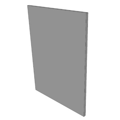 Frontblende des Geschirrspülers METOD B60H80cm - Lava Grey