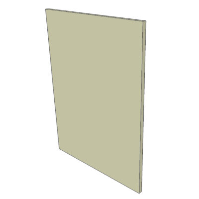 Frontblende des Geschirrspülers METOD B60H80cm - lemongrass
