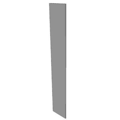 Wangenpaneel METOD B39H240cm - Lava Grey