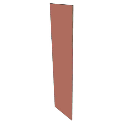 Wangenpaneel METOD B62H240cm - Canyon Red