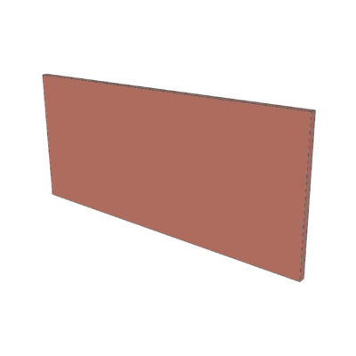 Front für Klapptür FAKTUM B92H40cm - Canyon Red