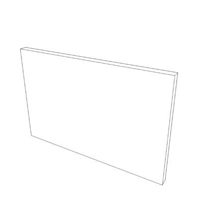 Schubladenfront FAKTUM B40H26cm - White Alaska