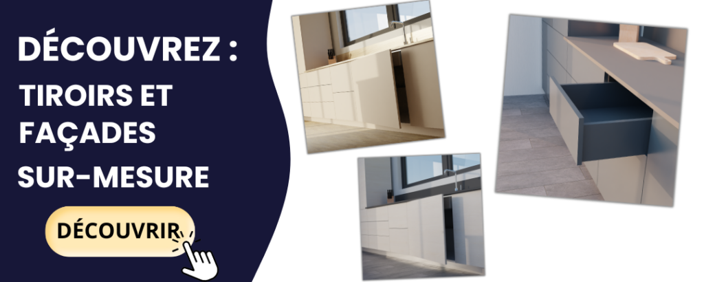 façade de cuisine sur mesure